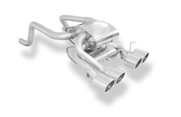 Fox Endschalldämpfer mittig 4x100 Typ 16 für Corvette C06 – Edelstahl, Rohr 63,5 mm, Teilegutachten