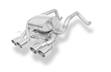 Fox Endschalldämpfer mittig 4x100 Typ 16 für Corvette C06 – Edelstahl, Rohr 63,5 mm, Teilegutachten