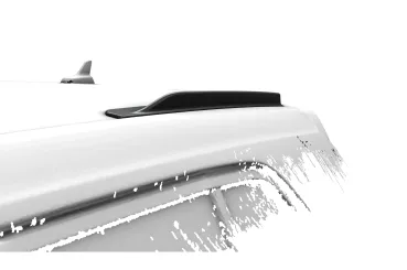 CSR Dachfinnen mit ABE für VW Golf 7 (Typ AU) DF029-S Strukturiert schwarz matt (keine Lackierung erforderlich)