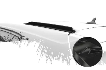 CSR Dachfinnen mit ABE für VW Golf 7 (Typ AU) DF029-G Glossy schwarz Hochglanz (keine Lackierung erforderlich)