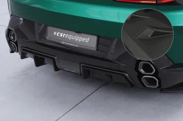 CSR Diffusor | Heckansatz für BMW XM G09 HA499-M Carbon Look matt strukturiert (keine Lackierung erforderlich)