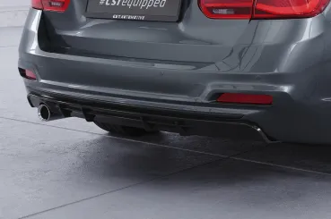 CSR Diffusor | Heckansatz mit ABE für BMW 3er F31 Touring LCI HA287-S Strukturiert schwarz matt (keine Lackierung erforderlich)