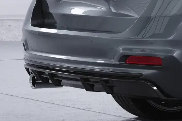 CSR Diffusor | Heckansatz mit ABE für BMW 3er F31 Touring LCI HA287-S Strukturiert schwarz matt (keine Lackierung erforderlich)
