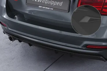 CSR Diffusor | Heckansatz mit ABE für BMW 3er F31 Touring LCI HA287-S Strukturiert schwarz matt (keine Lackierung erforderlich)