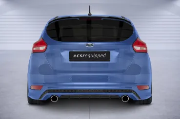 CSR Diffusor | Heckansatz mit ABE für Ford Focus MK3 ST-Line HA299-L schwarz matt (Lackierung erforderlich)