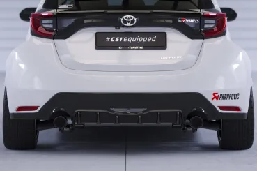 CSR Diffusor | Heckansatz mit ABE für Toyota GR Yaris (XP21) HA277-C Carbon Look Hochglanz (keine Lackierung erforderlich)