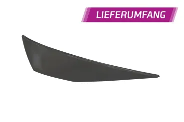 CSR Diffusor | Heckansatz mit ABE für VW Golf 7 GTI/ GTD/ GTE/ e-Golf HA263-C Carbon Look Hochglanz (keine Lackierung erforderlich)