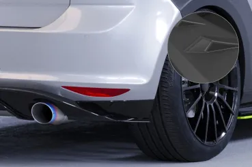 CSR Diffusor | Heckansatz mit ABE für VW Golf 7 GTI/ GTD/ GTE/ e-Golf HA263-L Lackierung erforderlich (unlackiert)