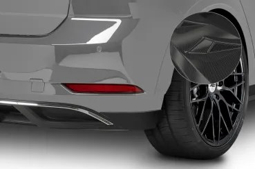 CSR Diffusor | Heckansatz mit ABE für VW Golf 7 HA234-C Carbon Look Hochglanz (keine Lackierung erforderlich)