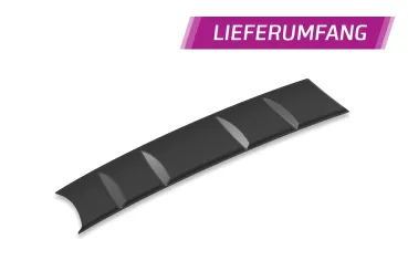 CSR Diffusor | Heckansatz mit ABE für VW Passat B7 Typ 3C Variant HA243-G Glossy schwarz Hochglanz (keine Lackierung erforderlich)