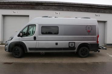 Fox Endrohr 2x115x85 Typ 38 Fahrerseite für Fiat Ducato / Peugeot Boxer / Peugeot Tourne / Citroën Jumper (ab 2020) – Edelstahl, ABE