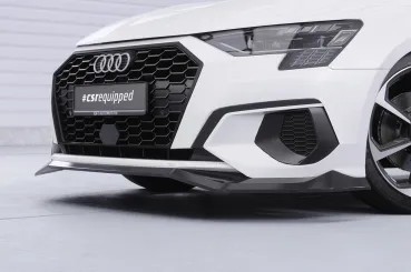 CSR Frontspoiler | Cup-Spoilerlippe mit ABE für Audi A3 8Y Sportback CSL927-K Kupfer matt (keine Lackierung erforderlich)