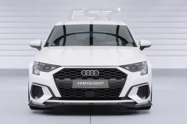 CSR Frontspoiler | Cup-Spoilerlippe mit ABE für Audi A3 8Y Sportback CSL927-K Kupfer matt (keine Lackierung erforderlich)