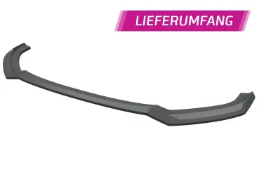 CSR Frontspoiler | Cup-Spoilerlippe mit ABE für Audi A3 S-Line / S3 8V CSL990-L Lackierung erforderlich (unlackiert)