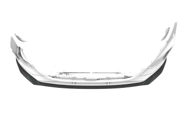 CSR Frontspoiler | Cup-Spoilerlippe mit ABE für Audi A3 S-Line / S3 (8Y) CSL375-G Glossy schwarz Hochglanz (keine Lackierung erforderlich)