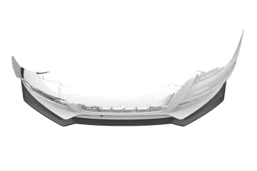 CSR Frontspoiler | Cup-Spoilerlippe mit ABE für Audi A4 S-Line / S4 (B8) CSL997-M Carbon Look matt strukturiert (keine Lackierung erforderlich)
