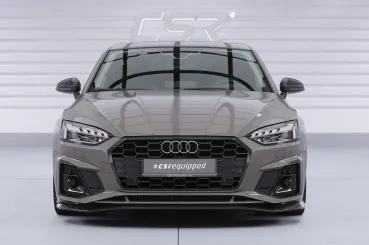 CSR Frontspoiler | Cup-Spoilerlippe mit ABE für Audi A5 F5 Sportback CSL929-S schwarz matt strukturiert (keine Lackierung erforderlich)