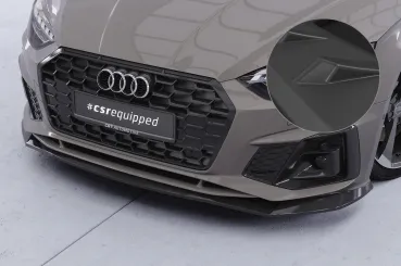 CSR Frontspoiler | Cup-Spoilerlippe mit ABE für Audi A5 F5 Sportback CSL929-L schwarz matt (Lackierung erforderlich)