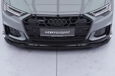 CSR Frontspoiler | Cup-Spoilerlippe mit ABE für Audi A6 / S6 C8 (Typ 4A) CSL976-S Strukturiert schwarz matt (keine Lackierung erforderlich)