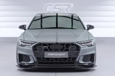 CSR Frontspoiler | Cup-Spoilerlippe mit ABE für Audi A6 / S6 C8 (Typ 4A) CSL976-S Strukturiert schwarz matt (keine Lackierung erforderlich)