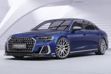 CSR Frontspoiler | Cup-Spoilerlippe mit ABE für Audi A8 D5 (Typ 4N/F8) CSL867-S schwarz matt strukturiert (keine Lackierung erforderlich)