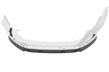 CSR Frontspoiler | Cup-Spoilerlippe mit ABE für Audi Q3 (8U) CSL570-L schwarz matt (Lackierung erforderlich)