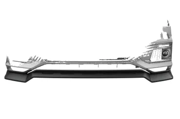 CSR Frontspoiler | Cup-Spoilerlippe mit ABE für Audi Q7 (4M) CSL984-L Lackierung erforderlich (unlackiert)