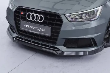 CSR Frontspoiler | Cup-Spoilerlippe mit ABE für Audi S1 8X CSL819-L Lackierung erforderlich (unlackiert)