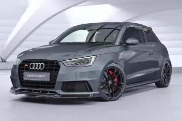 CSR Frontspoiler | Cup-Spoilerlippe mit ABE für Audi S1 8X CSL819-L Lackierung erforderlich (unlackiert)