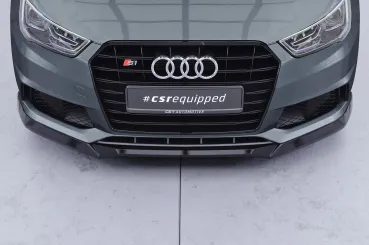 CSR Frontspoiler | Cup-Spoilerlippe mit ABE für Audi S1 8X CSL819-L Lackierung erforderlich (unlackiert)