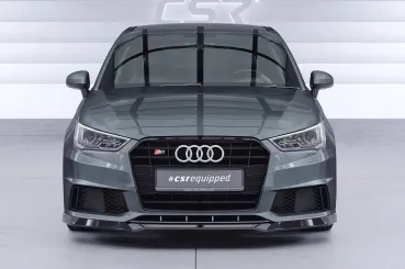 CSR Frontspoiler | Cup-Spoilerlippe mit ABE für Audi S1 8X CSL819-L Lackierung erforderlich (unlackiert)