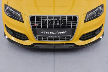 CSR Frontspoiler | Cup-Spoilerlippe mit ABE für Audi S3 (8P/8PA) CSL890-L schwarz matt (Lackierung erforderlich)