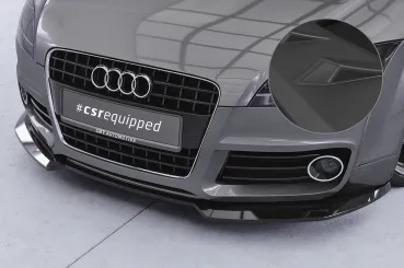 CSR Frontspoiler | Cup-Spoilerlippe mit ABE für Audi TT (8J) S-Line CSL932-L schwarz matt (Lackierung erforderlich)