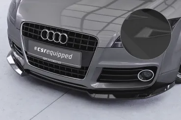 CSR Frontspoiler | Cup-Spoilerlippe mit ABE für Audi TT (8J) S-Line CSL932-S schwarz matt strukturiert (keine Lackierung erforderlich)