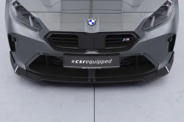 CSR Frontspoiler | Cup-Spoilerlippe mit ABE für BMW 1er F70 / 2er F74  CSL949-L schwarz matt (Lackierung erforderlich)