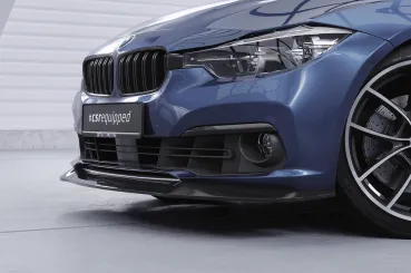 CSR Frontspoiler | Cup-Spoilerlippe mit ABE für BMW 3er F30/F31 CSL366-G Glossy schwarz glänzend (keine Lackierung erforderlich)