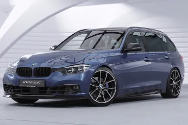 CSR Frontspoiler | Cup-Spoilerlippe mit ABE für BMW 3er F30/F31 CSL366-G Glossy schwarz glänzend (keine Lackierung erforderlich)
