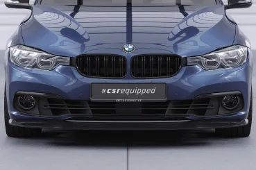 CSR Frontspoiler | Cup-Spoilerlippe mit ABE für BMW 3er F30/F31 CSL366-L Lackierung erforderlich (schwarz matt)