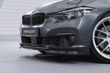 CSR Frontspoiler | Cup-Spoilerlippe mit ABE für BMW 3er F30/F31 LCI CSL604-L Lackierung erforderlich (schwarz matt)