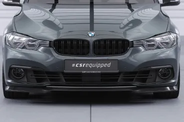 CSR Frontspoiler | Cup-Spoilerlippe mit ABE für BMW 3er F30/F31 LCI CSL604-G Glossy schwarz glänzend (keine Lackierung erforderlich)