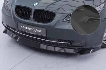 CSR Frontspoiler | Cup-Spoilerlippe mit ABE für BMW 5er E60 / E61 Facelift CSL467-L Lackierung erforderlich (unlackiert)