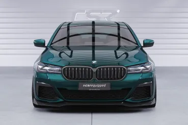 CSR Frontspoiler | Cup-Spoilerlippe mit ABE für BMW 5er G30/G31 M-Paket LCI CSL646-S Strukturiert schwarz matt (keine Lackierung erforderlich)
