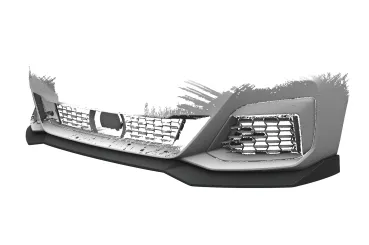 CSR Frontspoiler | Cup-Spoilerlippe mit ABE für BMW 5er G30/G31 M-Paket LCI CSL646-S Strukturiert schwarz matt (keine Lackierung erforderlich)