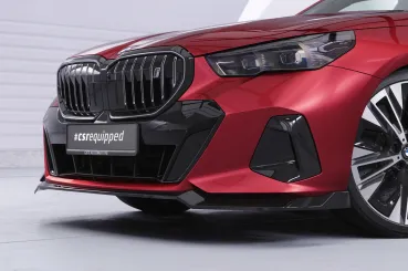 CSR Frontspoiler | Cup-Spoilerlippe mit ABE für BMW 5er G60 / i5 G60 CSL860-C Carbon Look Hochglanz (keine Lackierung erforderlich)