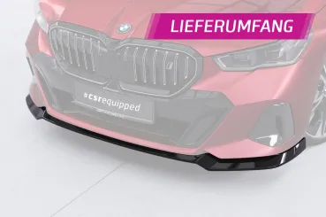 CSR Frontspoiler | Cup-Spoilerlippe mit ABE für BMW 5er G60 / i5 G60 CSL860-L Lackierung erforderlich (unlackiert)