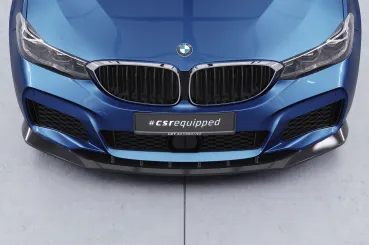CSR Frontspoiler | Cup-Spoilerlippe mit ABE für BMW 6er G32 CSL893-C Carbon Look Hochglanz (keine Lackierung erforderlich)