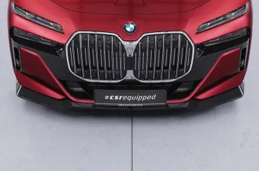 CSR Frontspoiler | Cup-Spoilerlippe mit ABE für BMW 7er G70 / i7 G70 CSL861-L schwarz matt (Lackierung erforderlich)