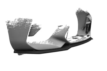 CSR Frontspoiler | Cup-Spoilerlippe mit ABE für BMW M2 Competition (F87) CSL540-L schwarz matt (Lackierung erforderlich)