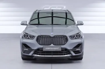 CSR Frontspoiler | Cup-Spoilerlippe mit ABE für BMW  X1 (F48) CSL662-G Glossy schwarz Hochglanz (keine Lackierung erforderlich)