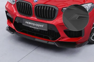 CSR Frontspoiler | Cup-Spoilerlippe mit ABE für BMW X3 M F97 / X4 M F98 CSL956-L Lackierung erforderlich (unlackiert)